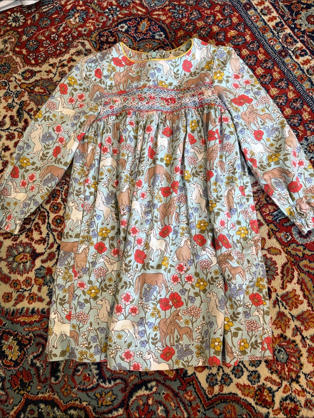 Boden girls whimsical dress fully lined